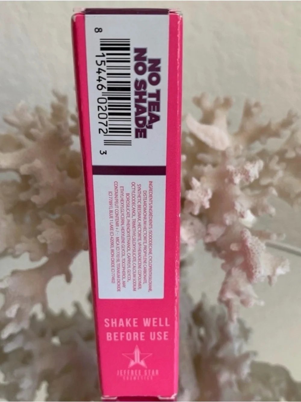 JEFFREE STAR Velour Liquid Lipstick No Tea No Shade Metallic Plum Goth Y2K NIB